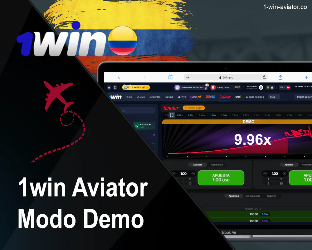 Juega gratis a la demo de 1Win Aviator en Colombia